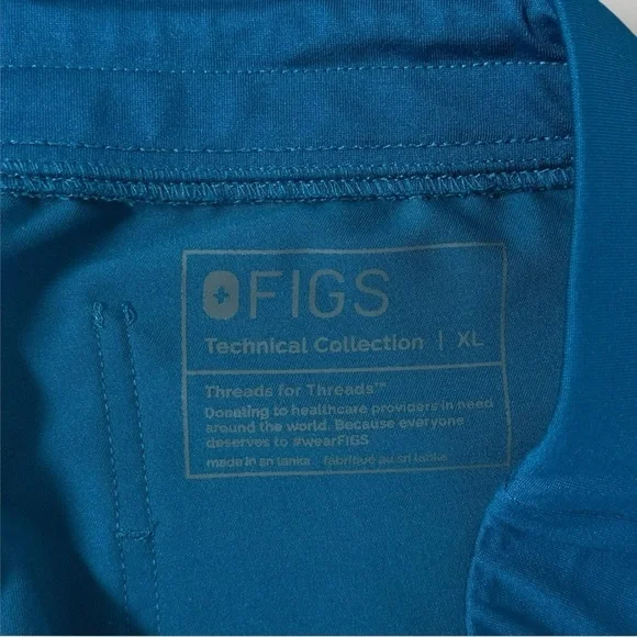 Figs Zamora Jogger Scrub Pants Sz XL in Pacific blue - Picture 6 of 6